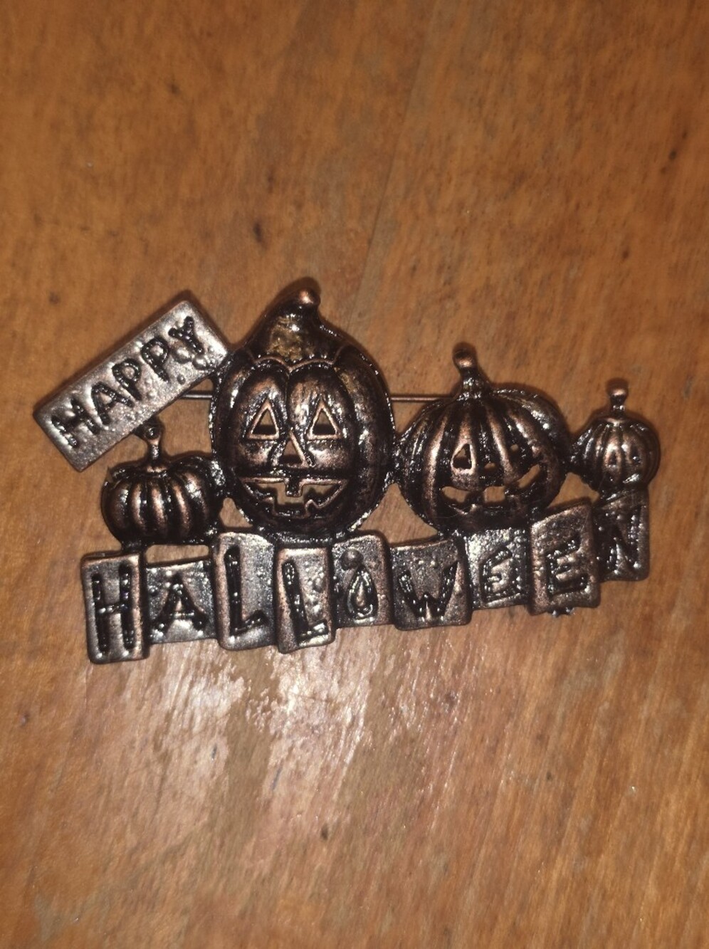 Happy Halloween Vintage  Brooch